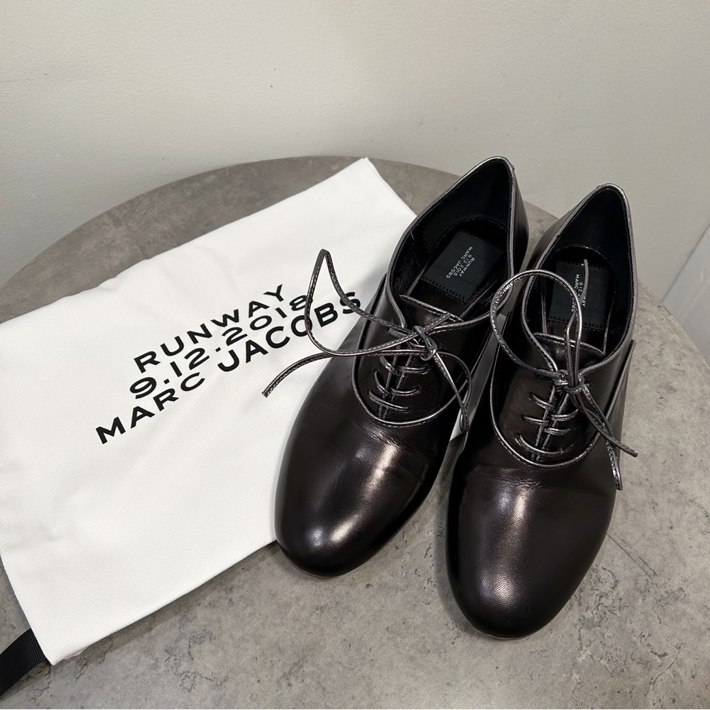 NWT Marc Jacobs Runway Clear Heel Oxfords